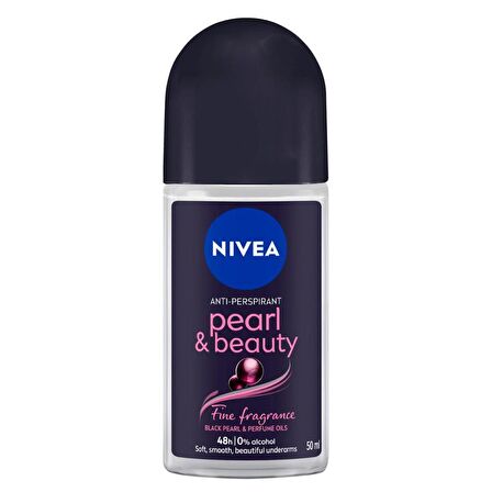 Nivea Deo Roll-On Pearl&Beauty Black Kadın 50 Ml